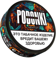 Жевательный табак PODGONKI ORIGINAL TASTE slim МЕНТОЛ (Cherry Swedish collection) STRONG М
