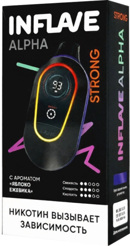 INFLAVE ALPHA 25000 2% STRONG Яблоко Ежевика