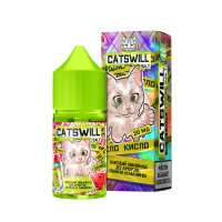 Лимонад из Арбуза и Лайма и Малины 20мг Catswill SOUR 30мл Жидкость