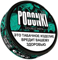 Жевательный табак PODGONKI ORIGINAL TASTE slim МЕНТОЛ (Double mint Swedish collection) STRONG М