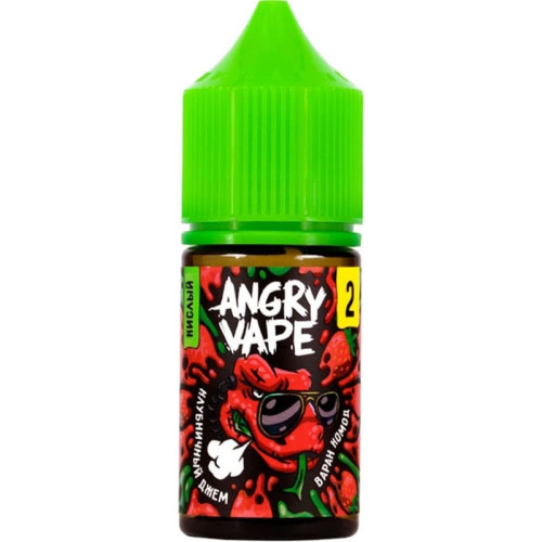 Варан Комод (клубничный джем) 20мг Angry Vape SALT 30мл Жидкость