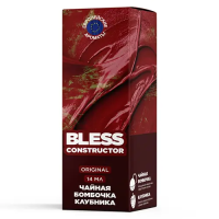 Ароматизатор для 30мл BLESS CONSTRUCTOR Чайная бомбочка клубника