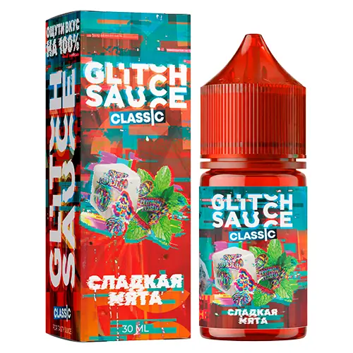 Сладкая мята 20мг Glitch Sauce Classic SALT 30мл Жидкость