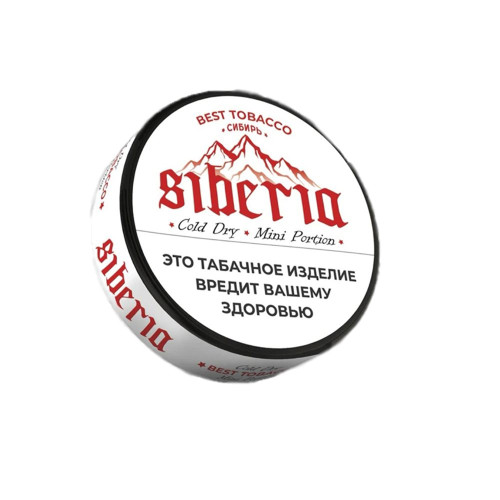 Жевательный табак SIBERIA Mini Сибирь Cold Dry М